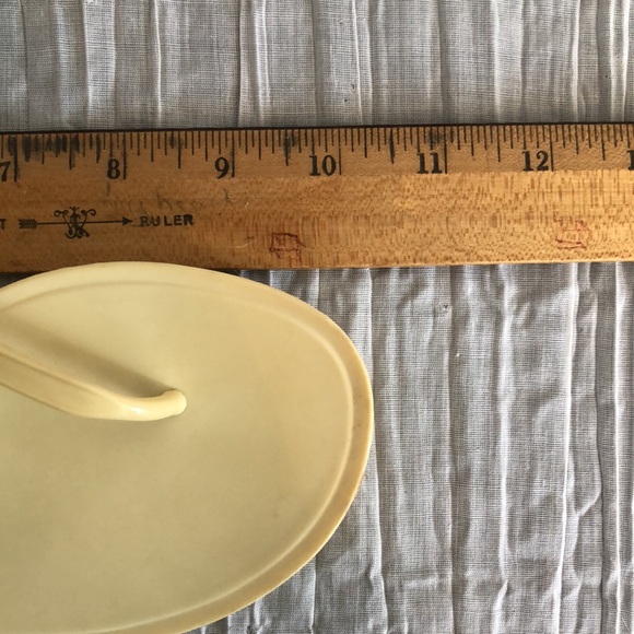 TORY BURCH Melody Pearl large MILER pearlesque size 9 pale yellow rubber sandals - Picture 13 of 13